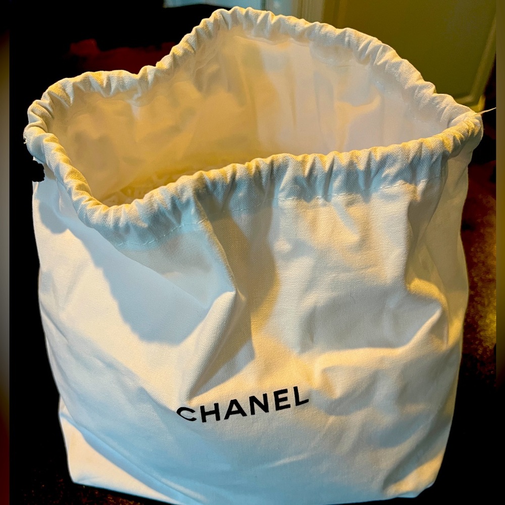 CHANEL drawstring bag